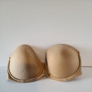 CALVIN KLEIN WOMENS NAKED GLAMOUR STRAPLESS PUSH-UP BRA ITEM # F3493 SIZE 34D